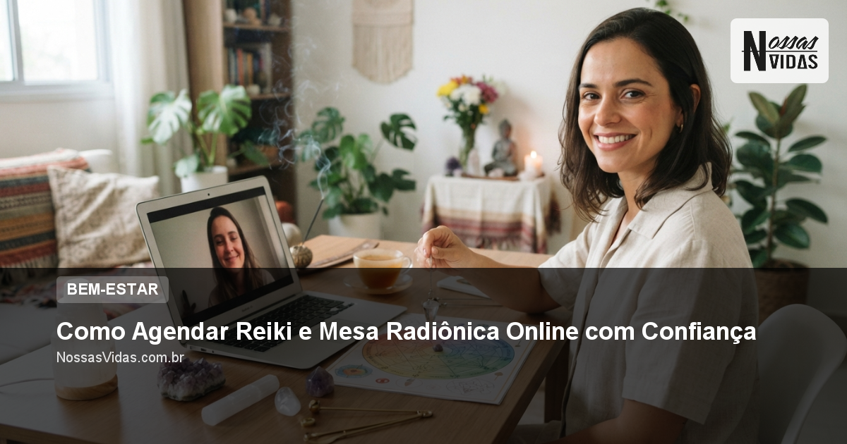Como Agendar Reiki e Mesa Radiônica Online com Confiança