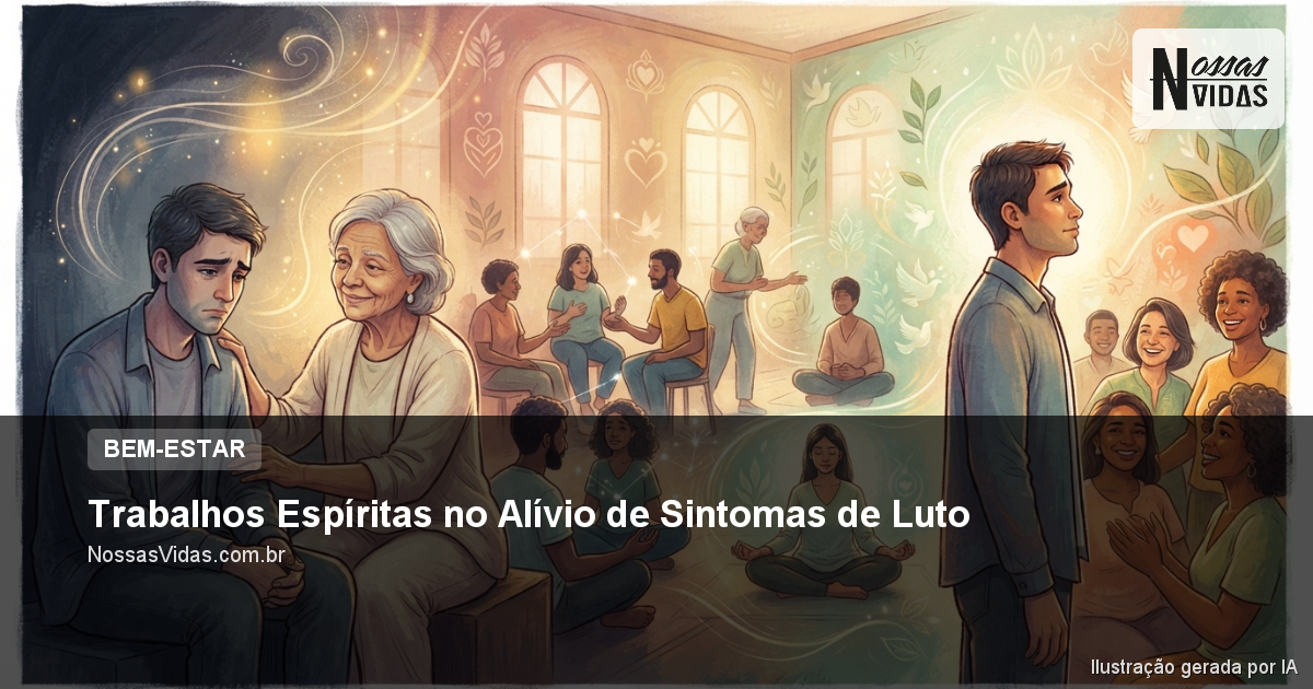 Trabalhos Espíritas no Alívio de Sintomas de Luto