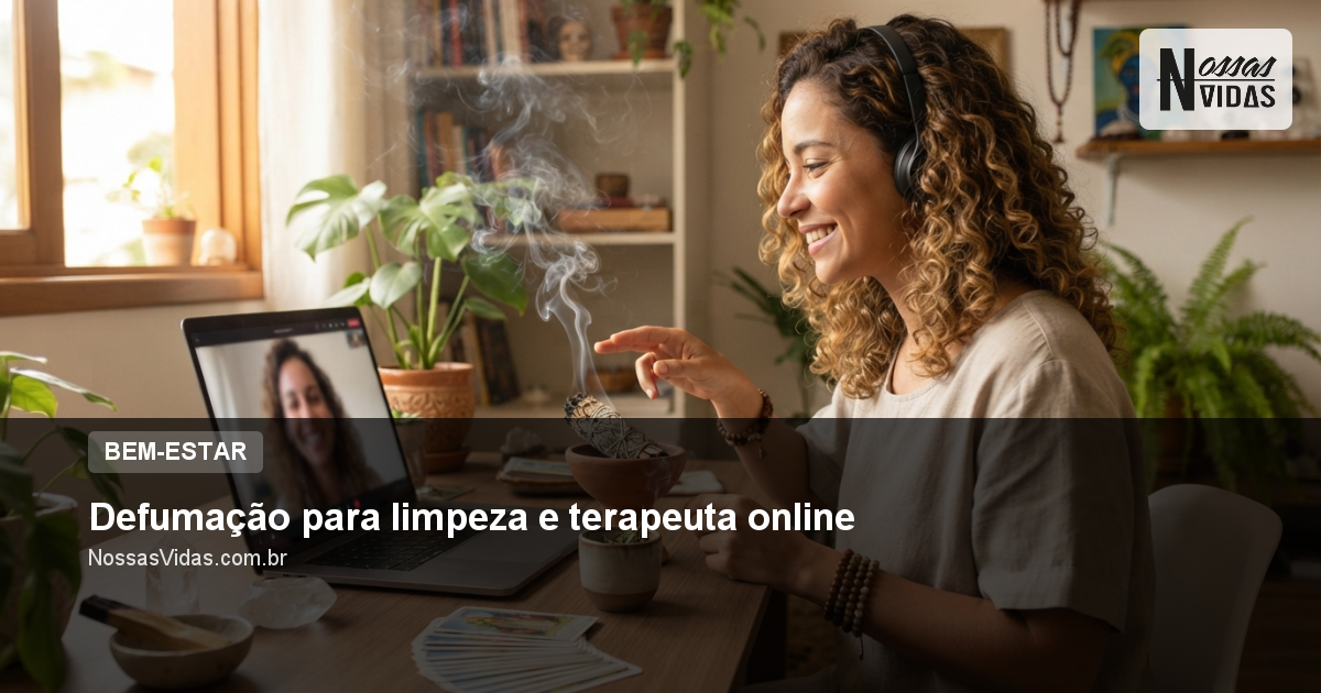 Defumação para limpeza e terapeuta online