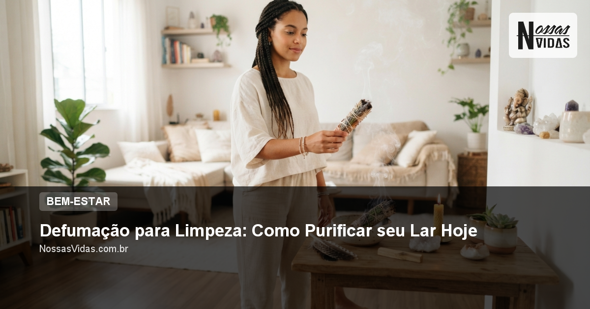 Defumação para Limpeza: Como Purificar seu Lar Hoje