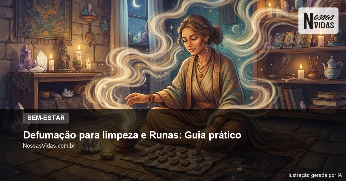 Defumação para limpeza e Runas: Guia prático