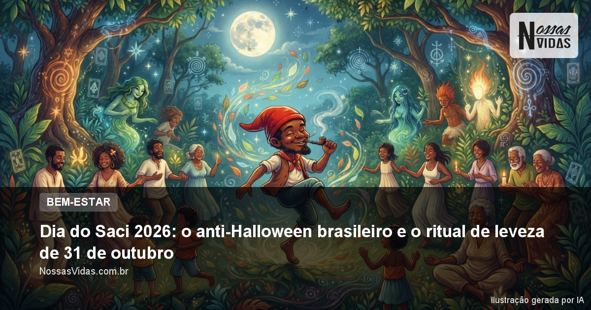 Dia do Saci 2026: o anti-Halloween brasileiro e o ritual de leveza de 31 de outubro