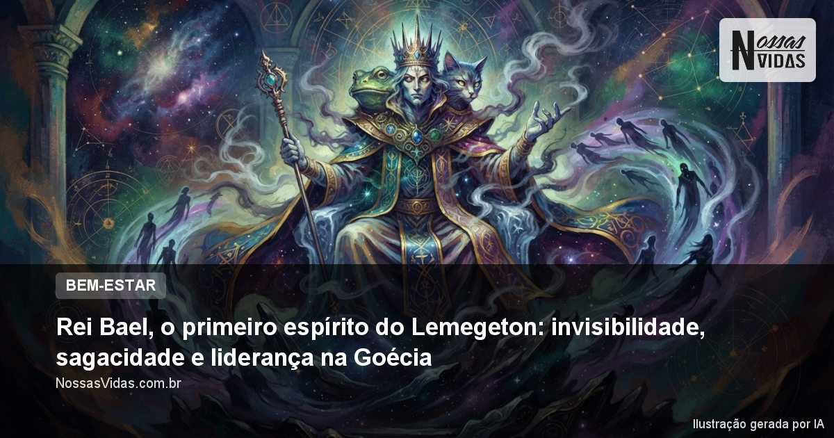 Rei Bael, o primeiro espírito do Lemegeton: invisibilidade, sagacidade e liderança na Goécia