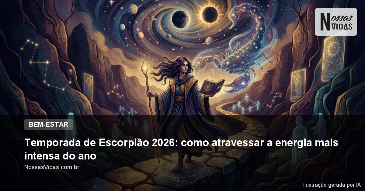Temporada de Escorpião 2026: como atravessar a energia mais intensa do ano