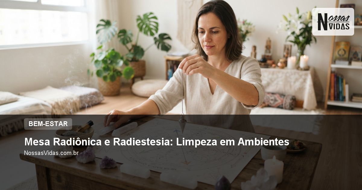 Mesa Radiônica e Radiestesia: Limpeza em Ambientes