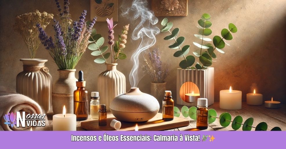 Relaxe com Incensos e Óleos Essenciais: Descubra Como! 🕯️🧘‍♂️