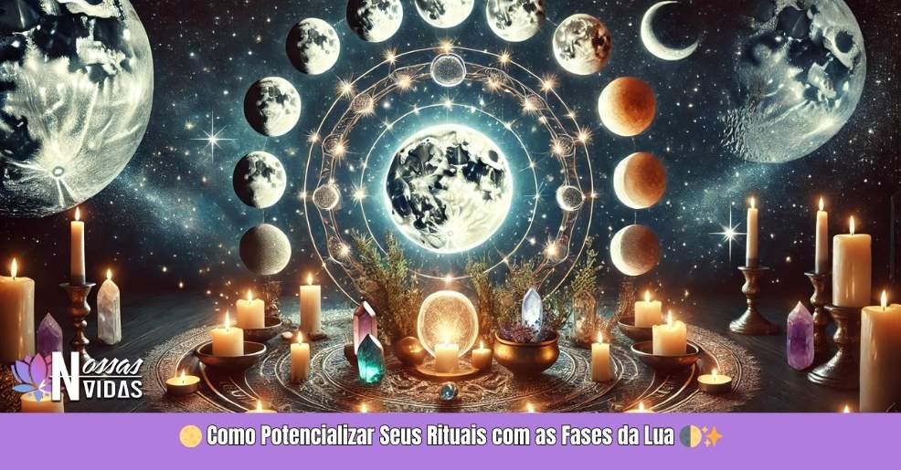 🌑 Fases da Lua: O Segredo dos Rituais Poderosos 🪄🔮