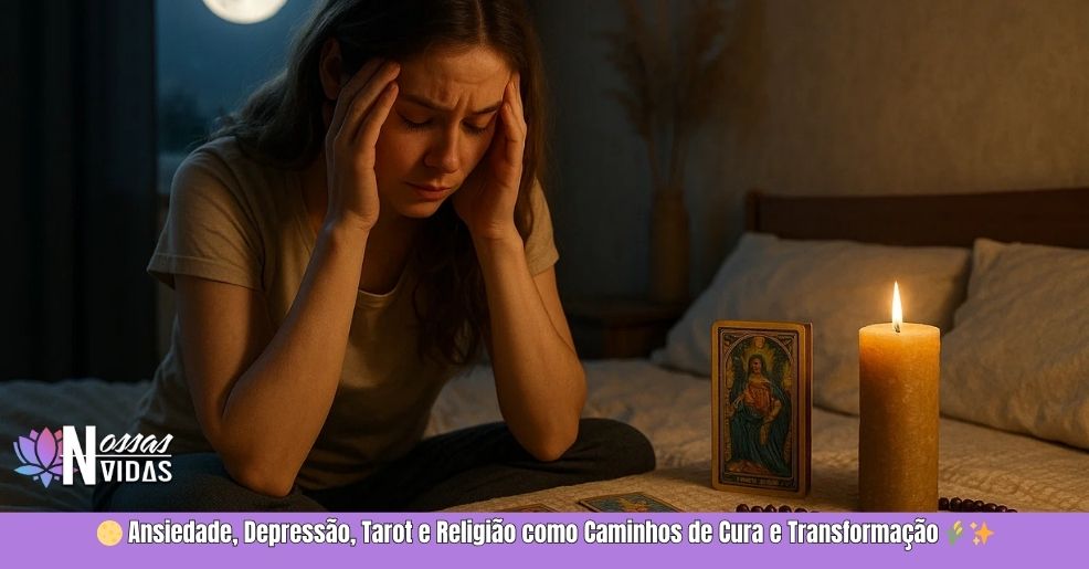 🌕 Junho: Um Mês de Emoções à Flor da Pele – Ansiedade, Depressão, Tarot e Religião como Caminhos de Cura e Transformação 🌾✨